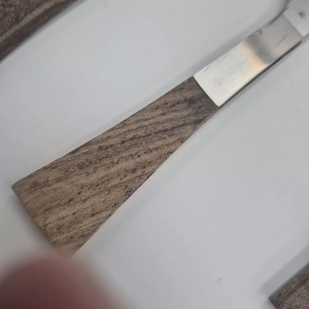 Burnco Retro Art Deco Stainless Steel Steak Knives Mid Century Modern Japan